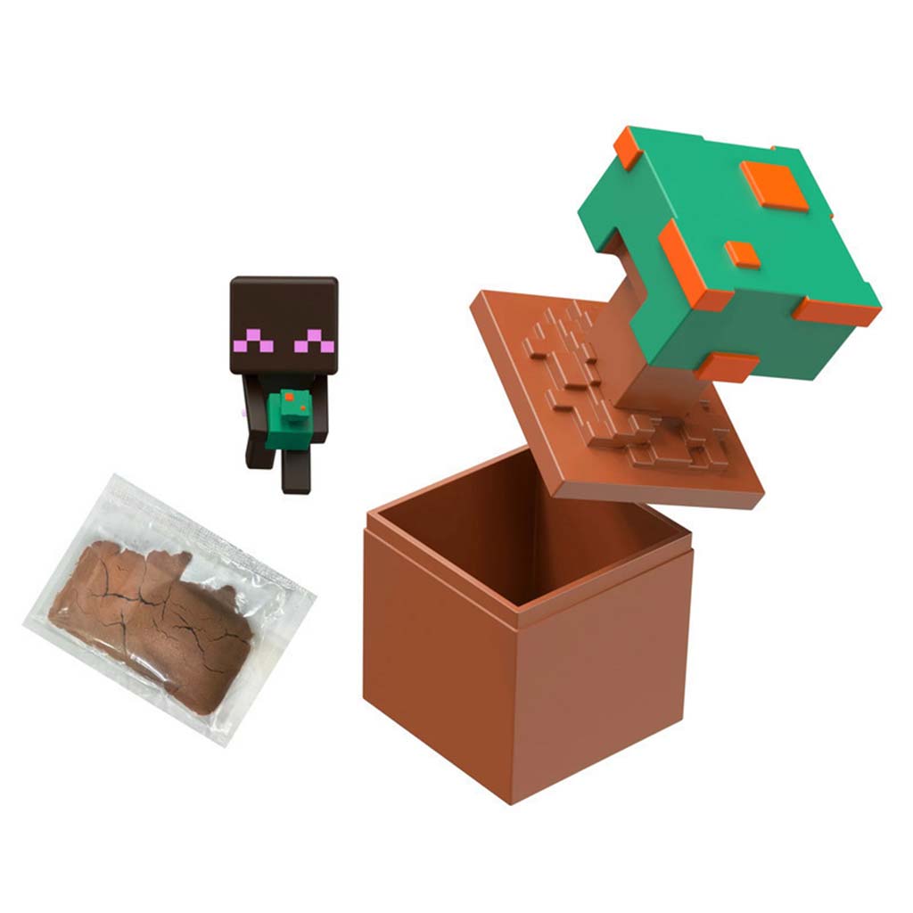 Minecraft Reveal minifigura tárolóban - Azálea - Mattel kép 1