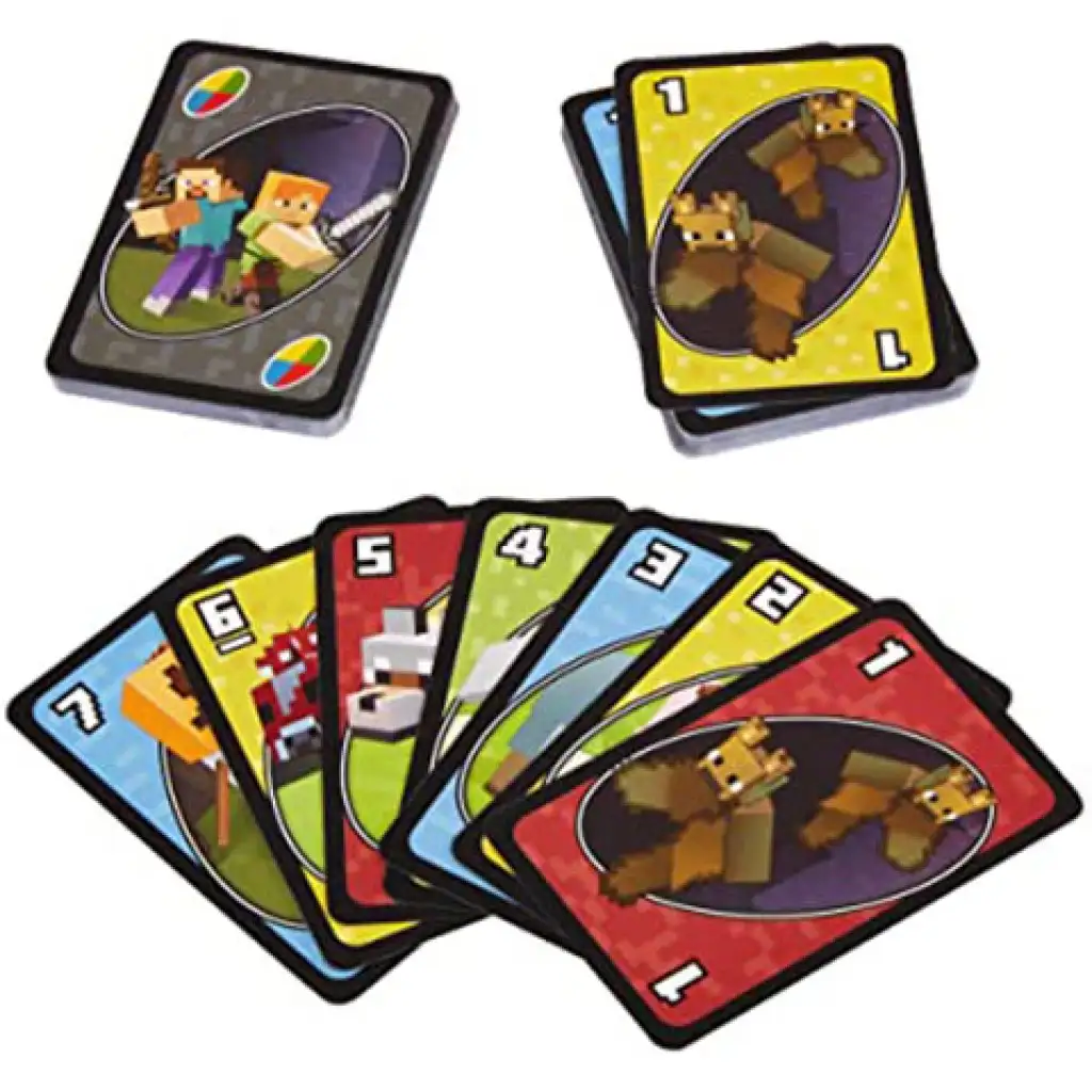 Minecraft UNO kártyajáték - Mattel kép 2