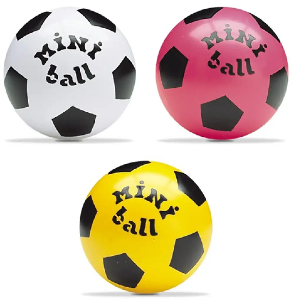 MiniBall focimintás gumilabda 14cm többféle változatban kép 1