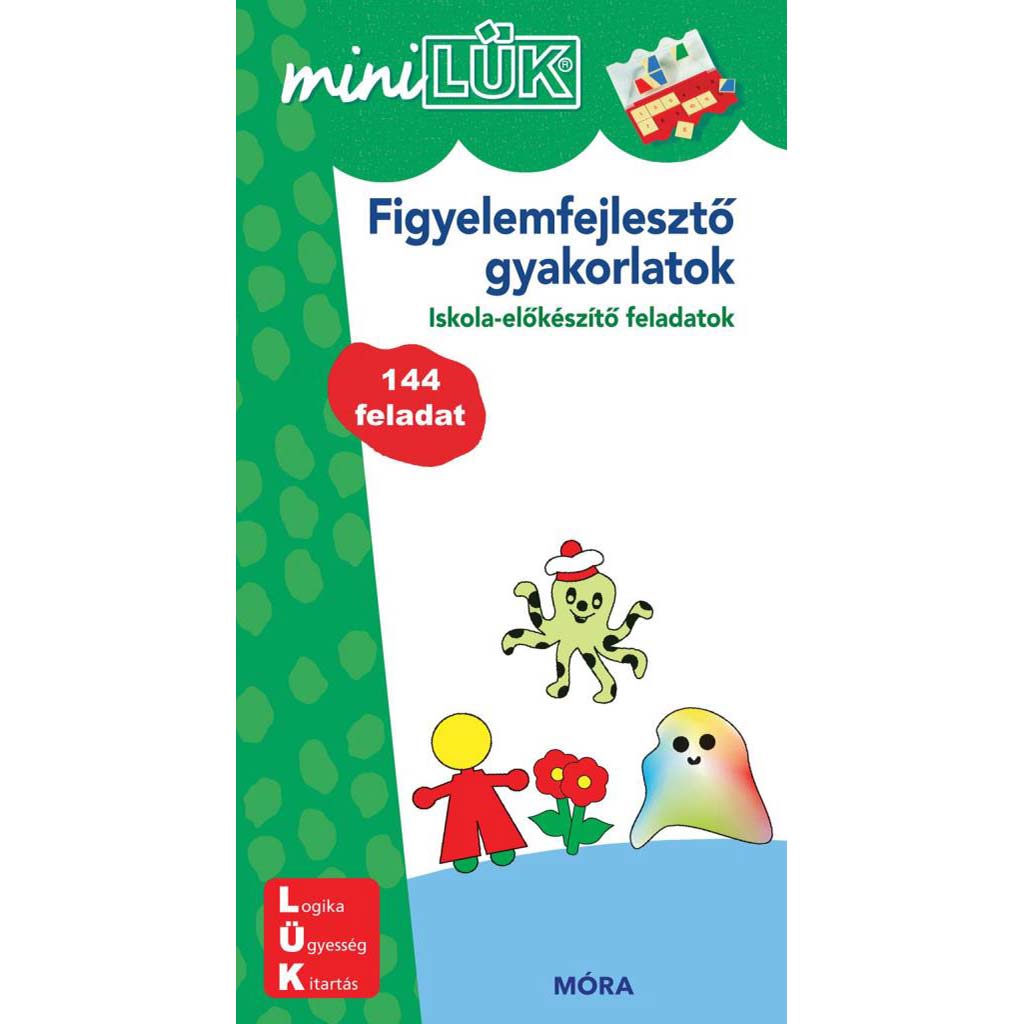 Móra: miniLÜK Figyelemfejlesztő gyakorlatok - Iskola előkészítő feladatok kép 1