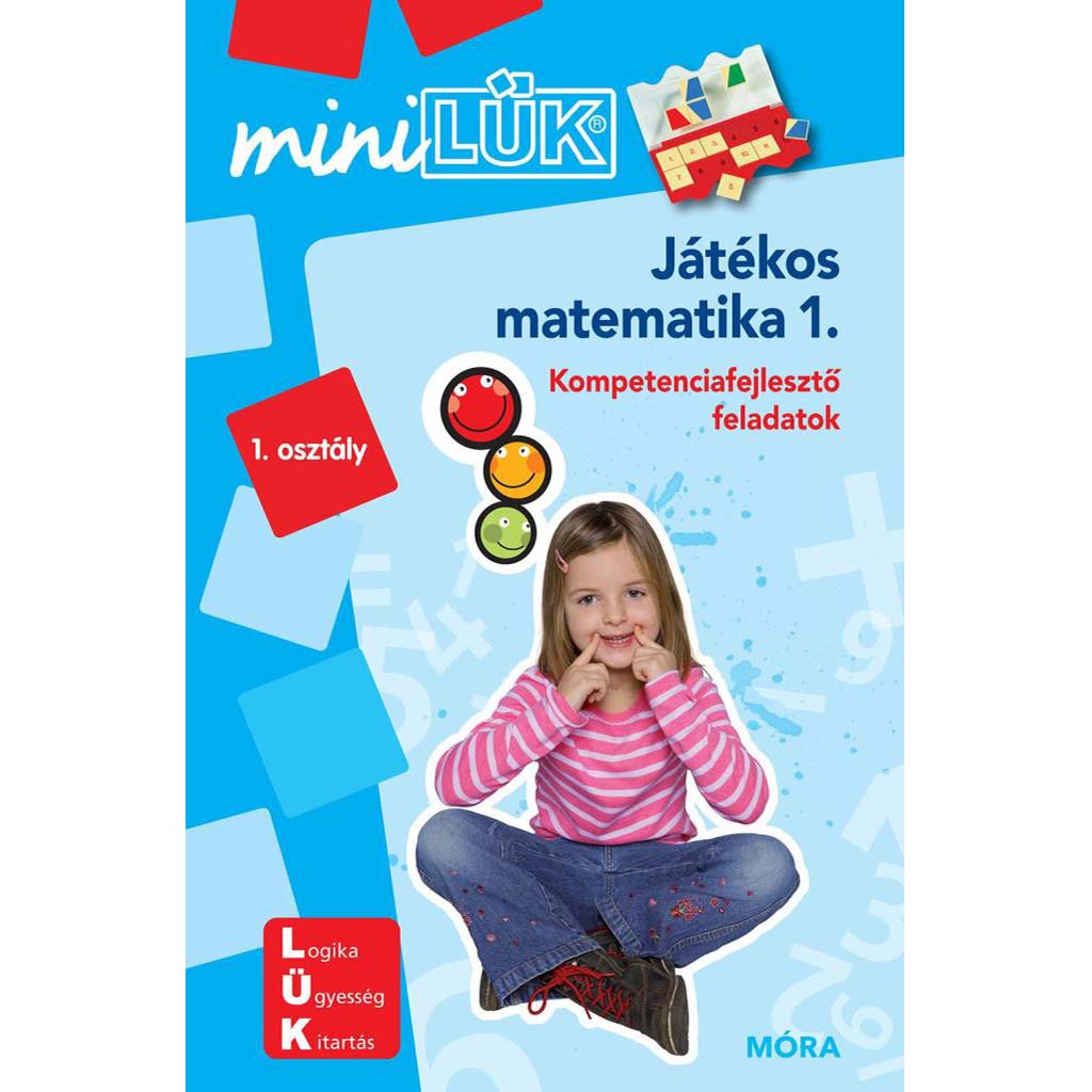 Móra: miniLÜK Játékos matematika 1. - Kompetenciafejlesztő faladatok 1. osztály kép 1