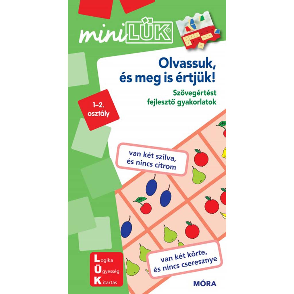 Móra: miniLÜK Olvassuk, és meg is értjük! - Szövegértést fejlesztő gyakorlatok kép 1