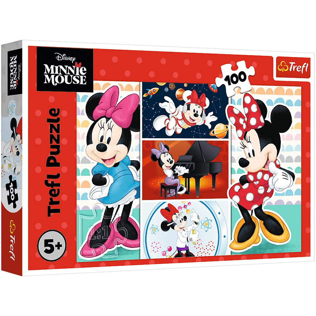Disney: Minnie egér 100db-os puzzle - Trefl kép 1