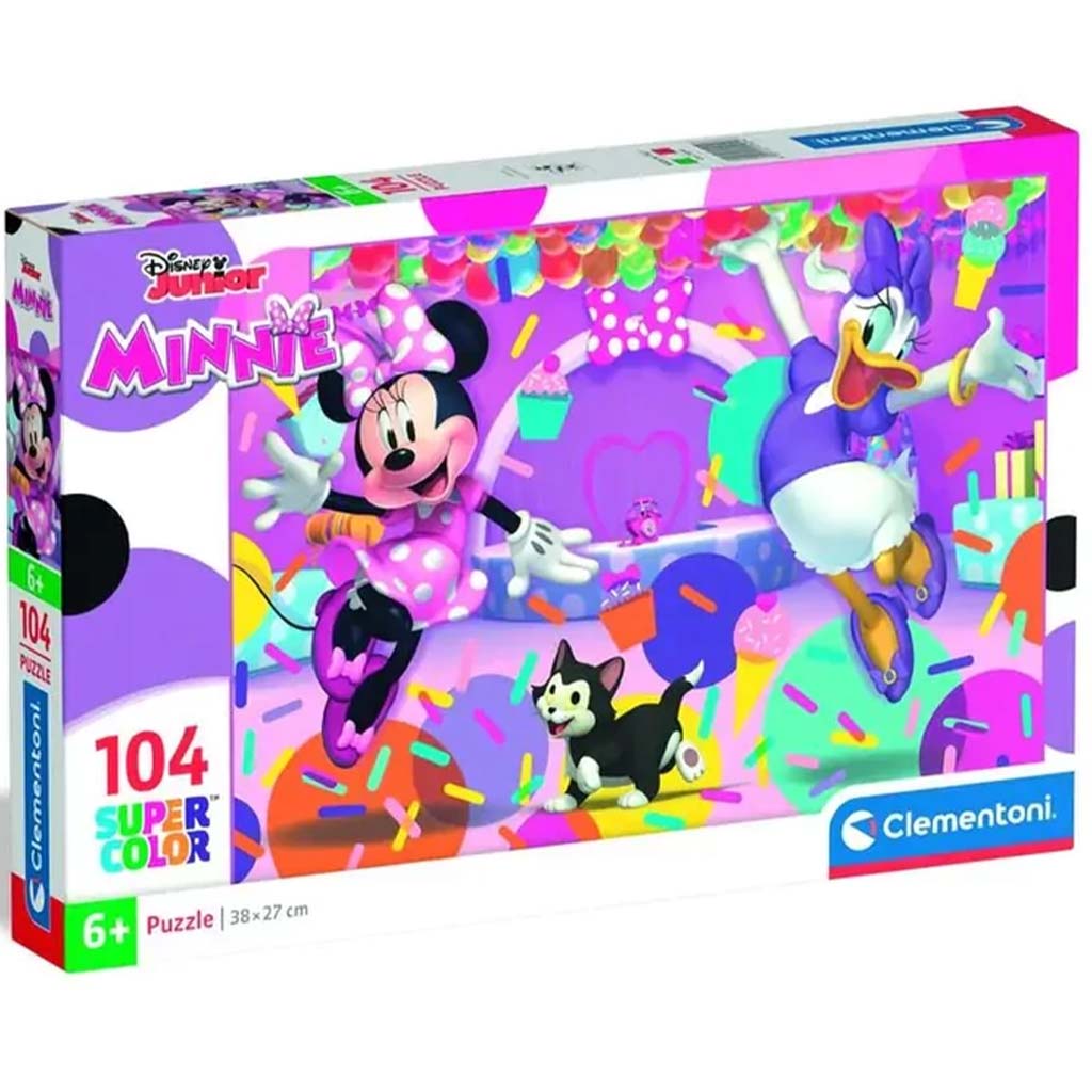 Minnie egér 104db-os supercolor puzzle - Clementoni kép 1