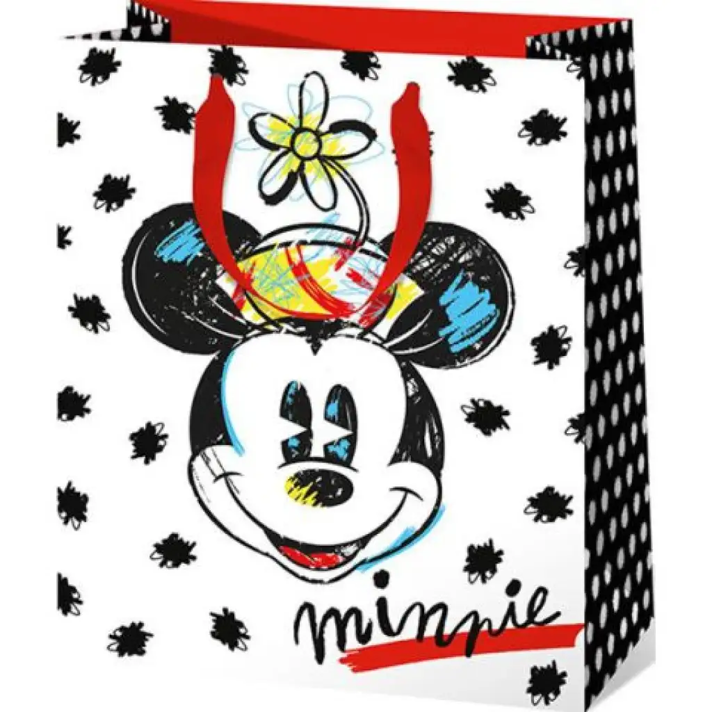 Minnie egér retro normál ajándéktáska 11x15x6cm kép 1