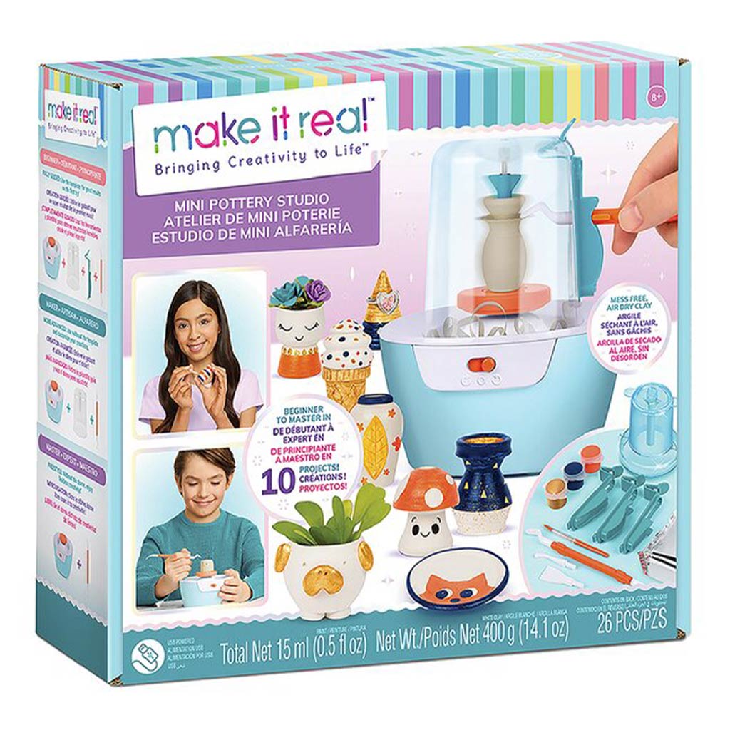 Make It Real: Mini agyagozó korong játékszett kép 1