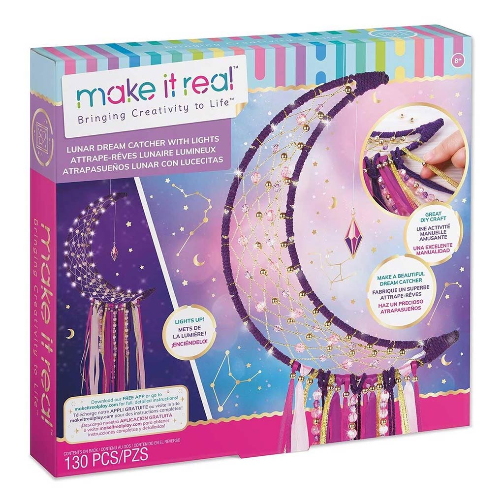 Make It Real: Holdalakú álomfogó készítő szett fényekkel kép 1