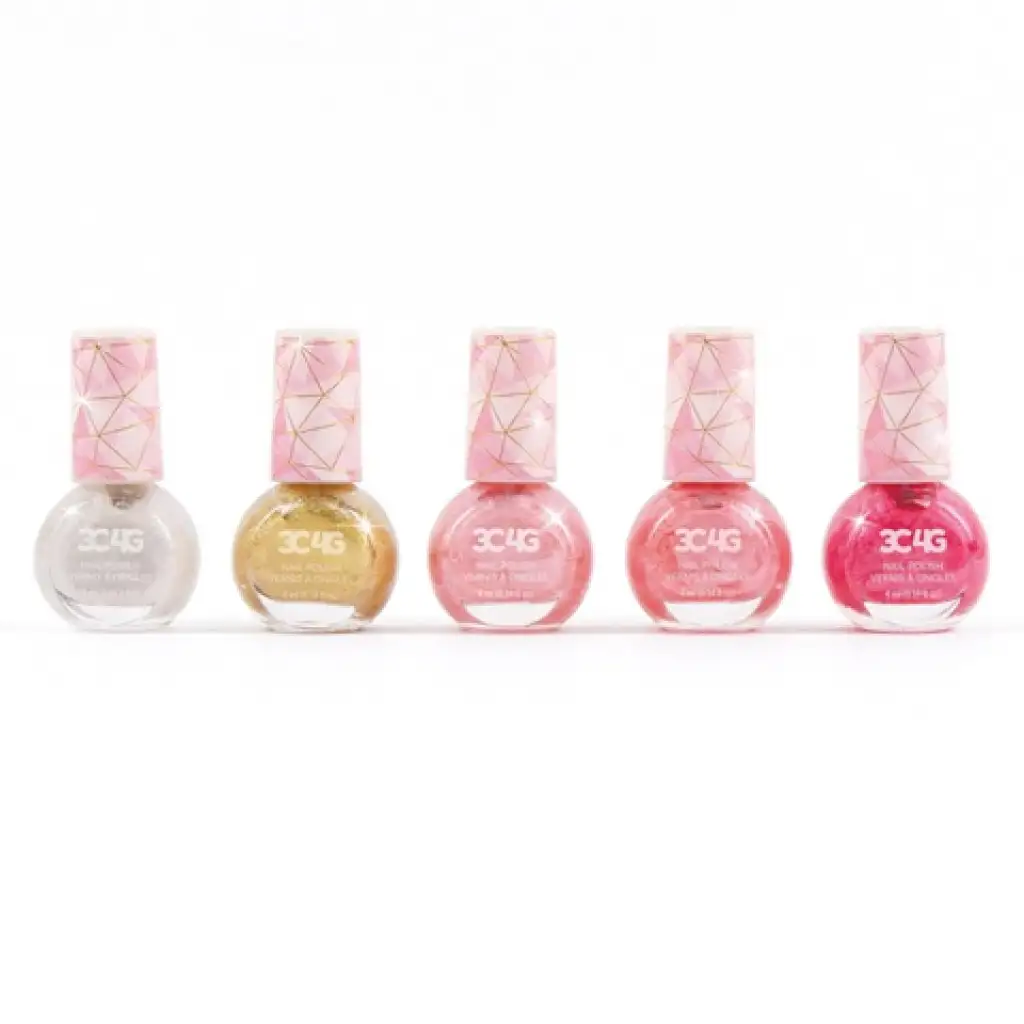 Make it Real: 3C4G pink arany 5db-os körömlakk szett kép 2