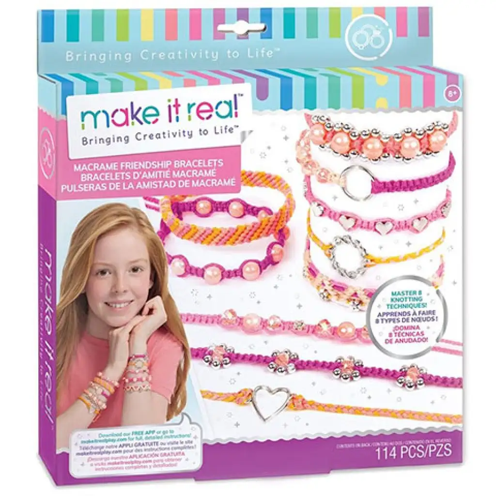 Make It Real ékszerkészítés, makramé barátság karkötők kép 1
