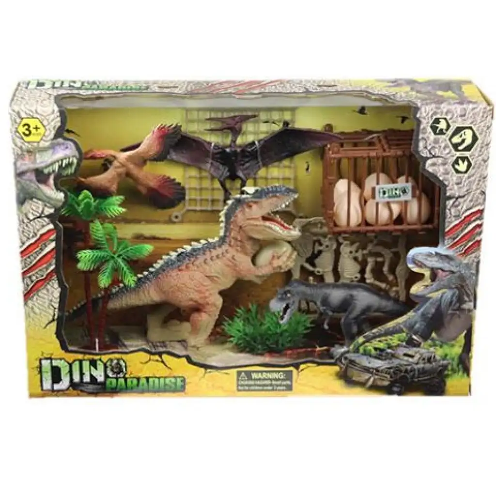Dinoszauruszos játék szett különböző kiegészítőkkel kép 1