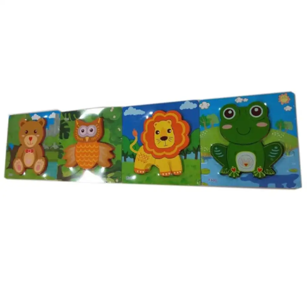 Fa állatos puzzle többféle változatban kép 1