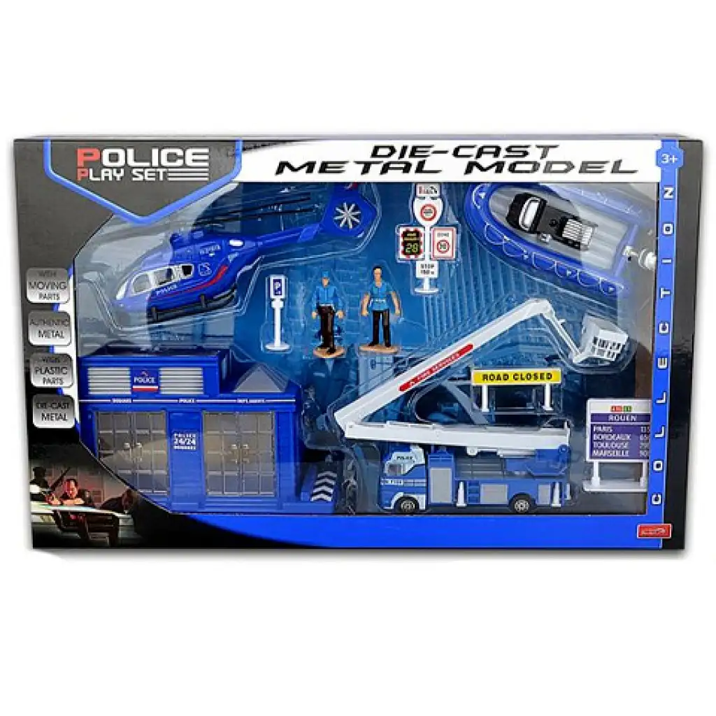 Francia rendőrségi játék szett kiegészítőkkel kép 1