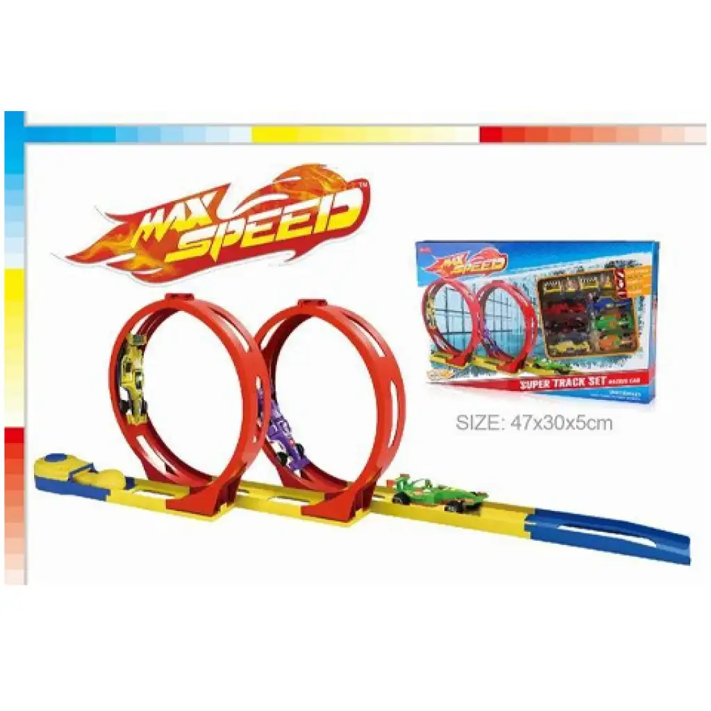Max Speed versenypálya dupla hurokkal kép 1