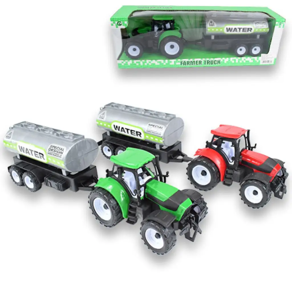 Farmer Truck: Víztartályos traktor kétféle változatban 41cm kép 1