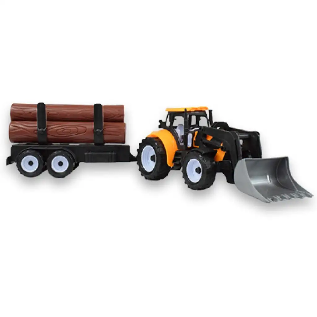 Engineering Truck: Rönkszállító traktor többféle változatban 43cm kép 4