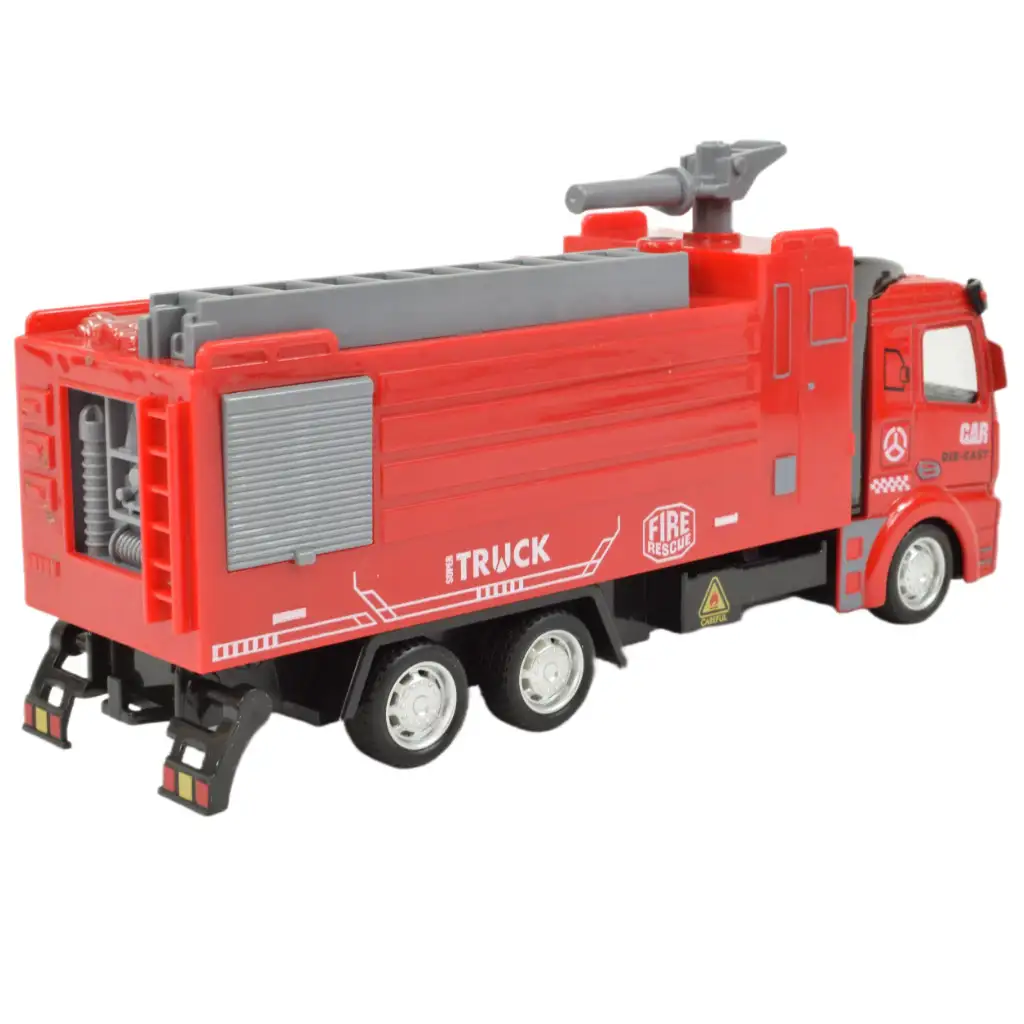 Fire Rescue: Lendkerekes tűzoltóautó víz agyúval 19cm kép 3