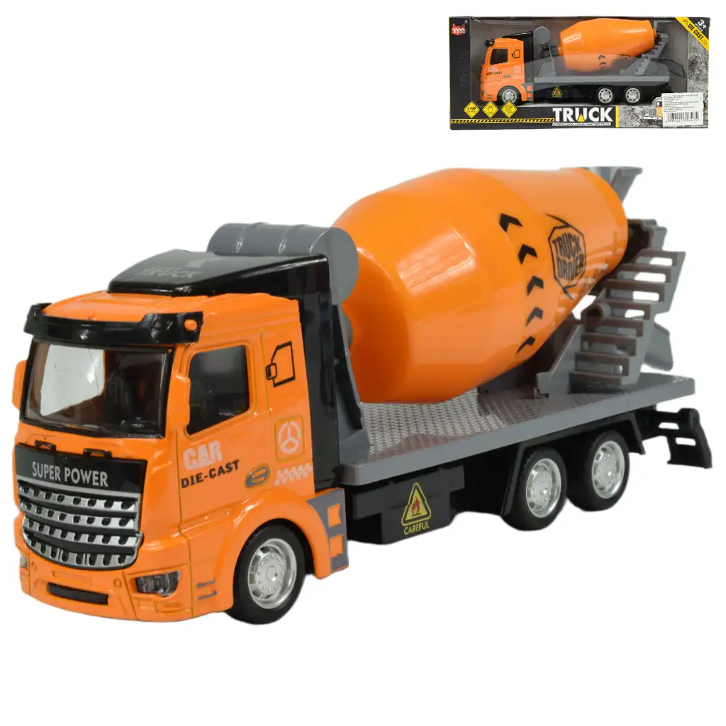 Truck Team: Lendkerekes betonkeverő teherautó 20cm kép 1