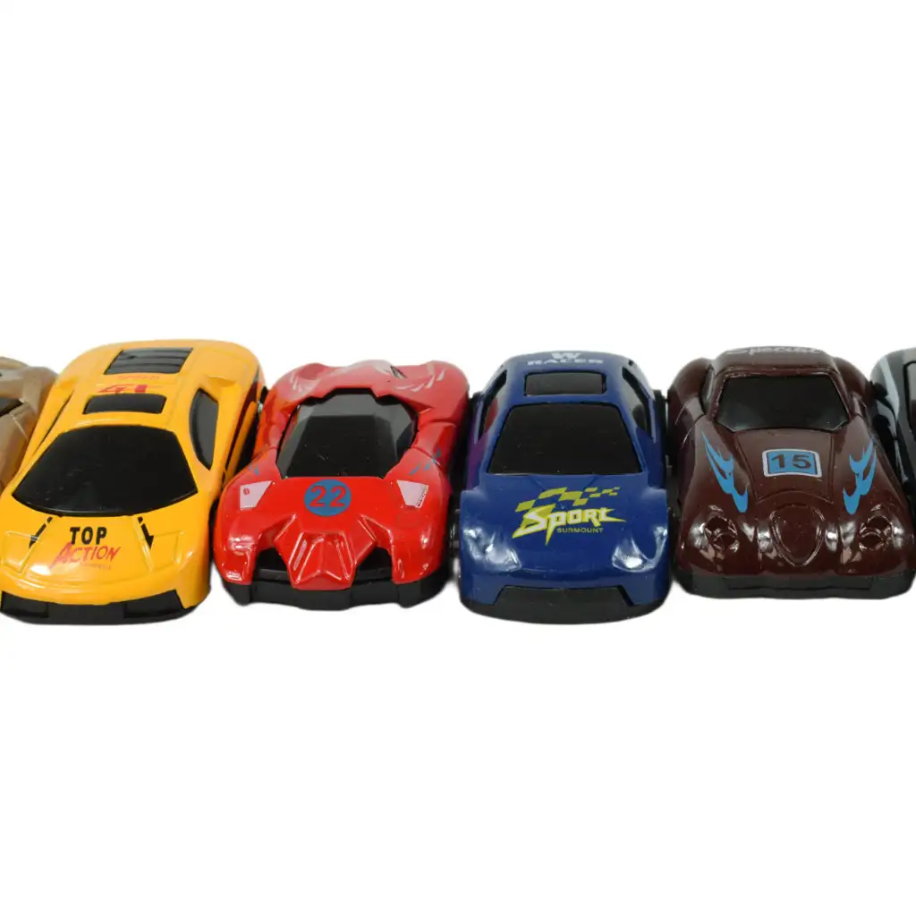 Racing Car: 10 db-os versenyautó szett 6cm 1/72 kép 3