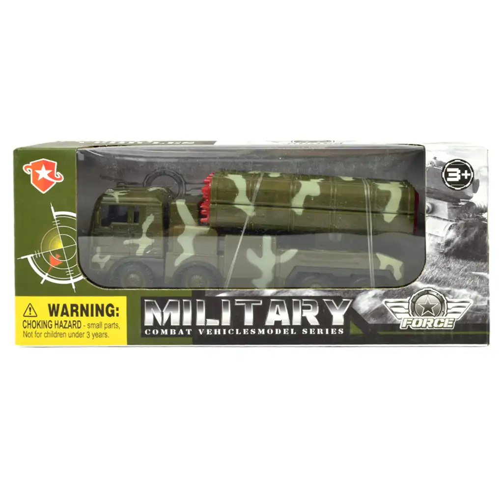 Military Force: Terepmintás rakétavető katonai teherautó 16cm kép 4
