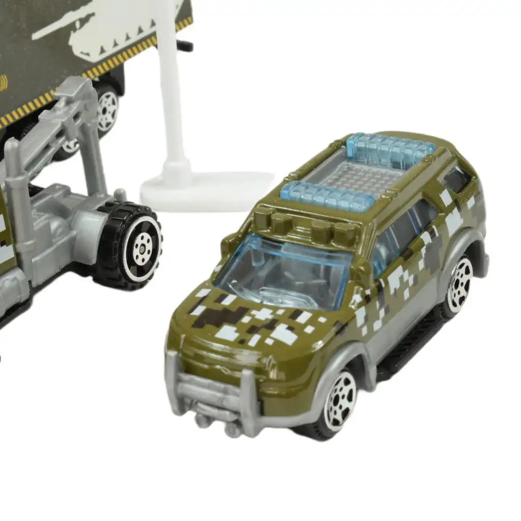 Chariot Die-Cast: Fém katonai járműszett kiegészítőkkel kétféle változatban kép 4
