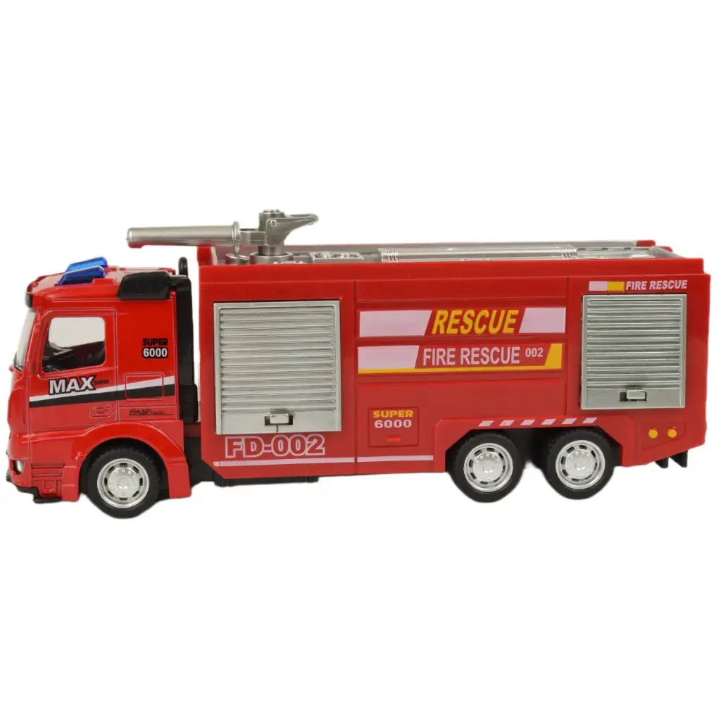 Fire Rescue: Lendkerekes tűzoltósági kamion fénnyel és hanggal többféle változatban 19cm 1db kép 8