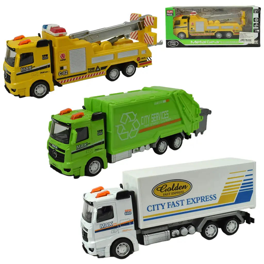 Magic Truck: Lendkerekes teherautó többféle változatban 20cm 1db kép 1