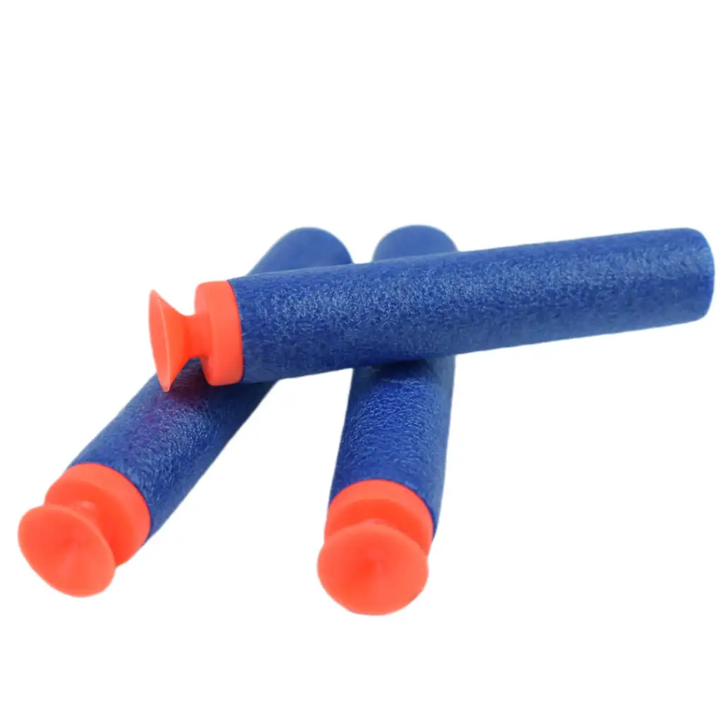 Cool Soft Bullet Gun: Kisméretű szivacslövő fegyver töltényekkel kék színben 14cm kép 7