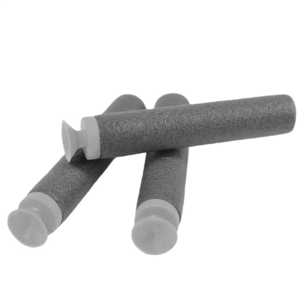 Cool Soft Bullet Gun: Kisméretű szivacslövő fegyver töltényekkel kék-piros színben 14cm kép 5