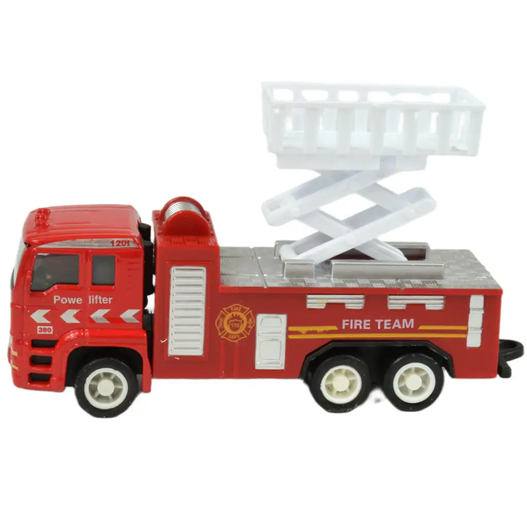 Fire Rescue Team: 4 db-os fém tűzoltóautó szett kép 3
