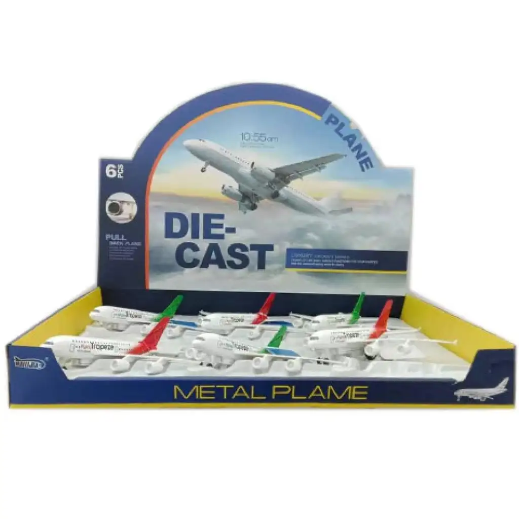 Metal Plame fém repülőgép fénnyel, többféle változatban kép 1