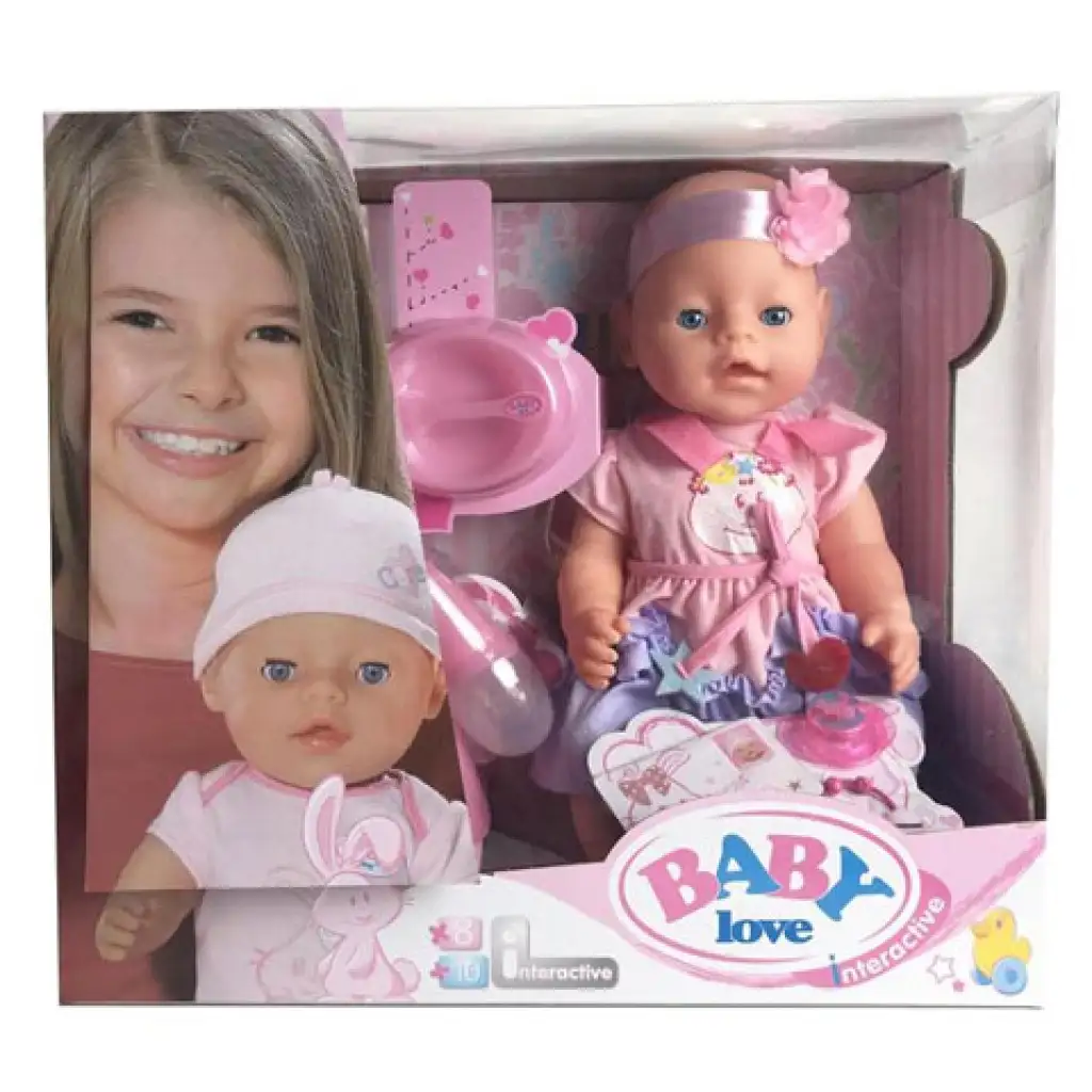 Sírós baba cumival és kiegészítőkkel kép 1
