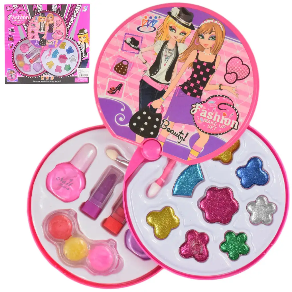 Fashion Make Up: Köralakú kétszintes sminkpaletta szett kép 1