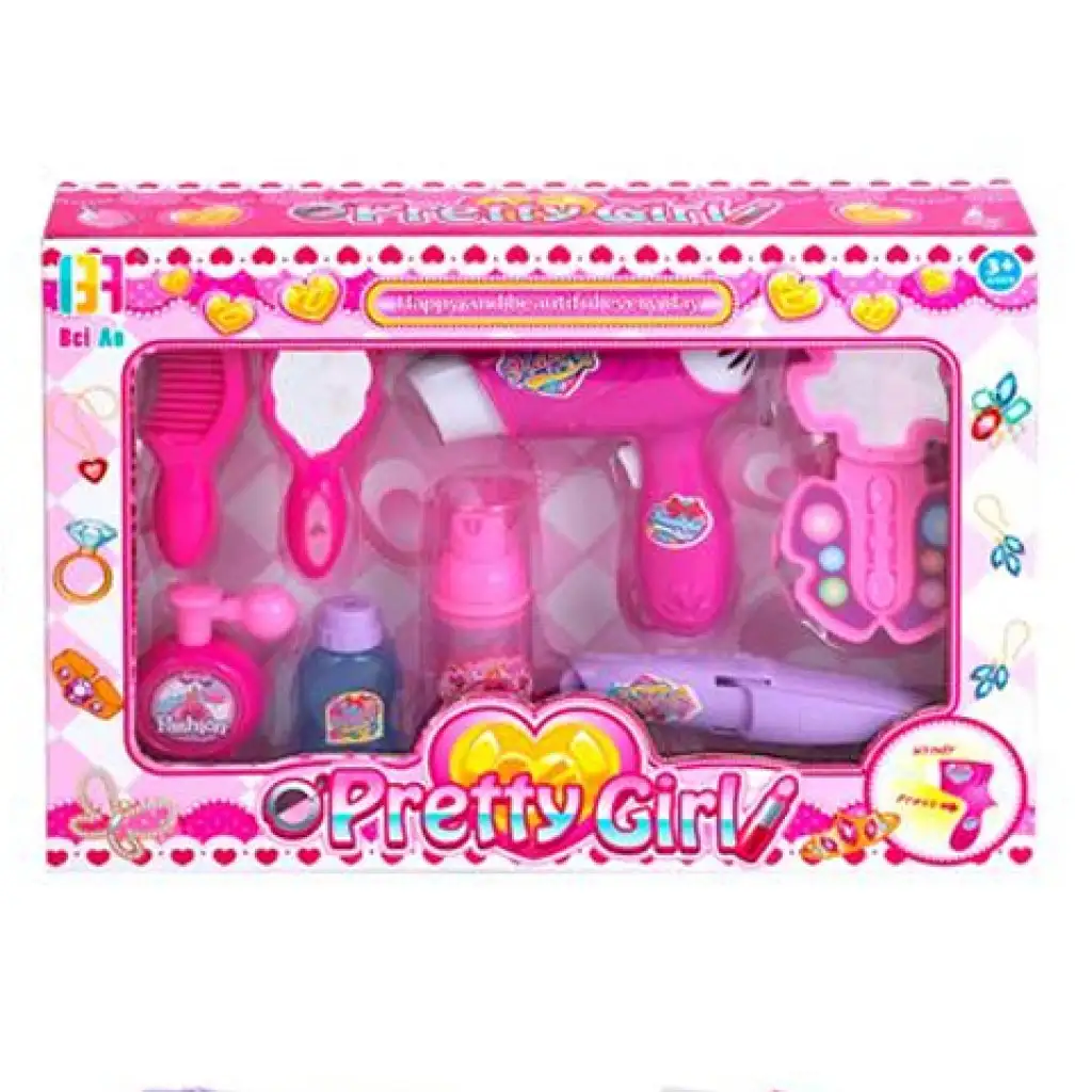 Pretty Girl szépségszett hajszárítóval és kiegészítőkkel kép 1