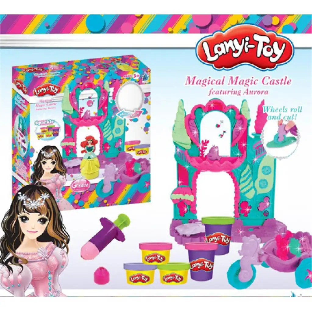 Lanyi-Toy Ariell varázslatos kastélya gyurma szett kép 1