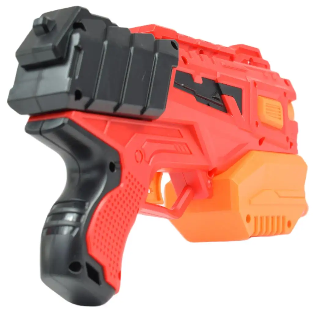 Raid Launcher: Manuális szivacslövő fegyver céltáblával és töltényekkel 26cm kép 5