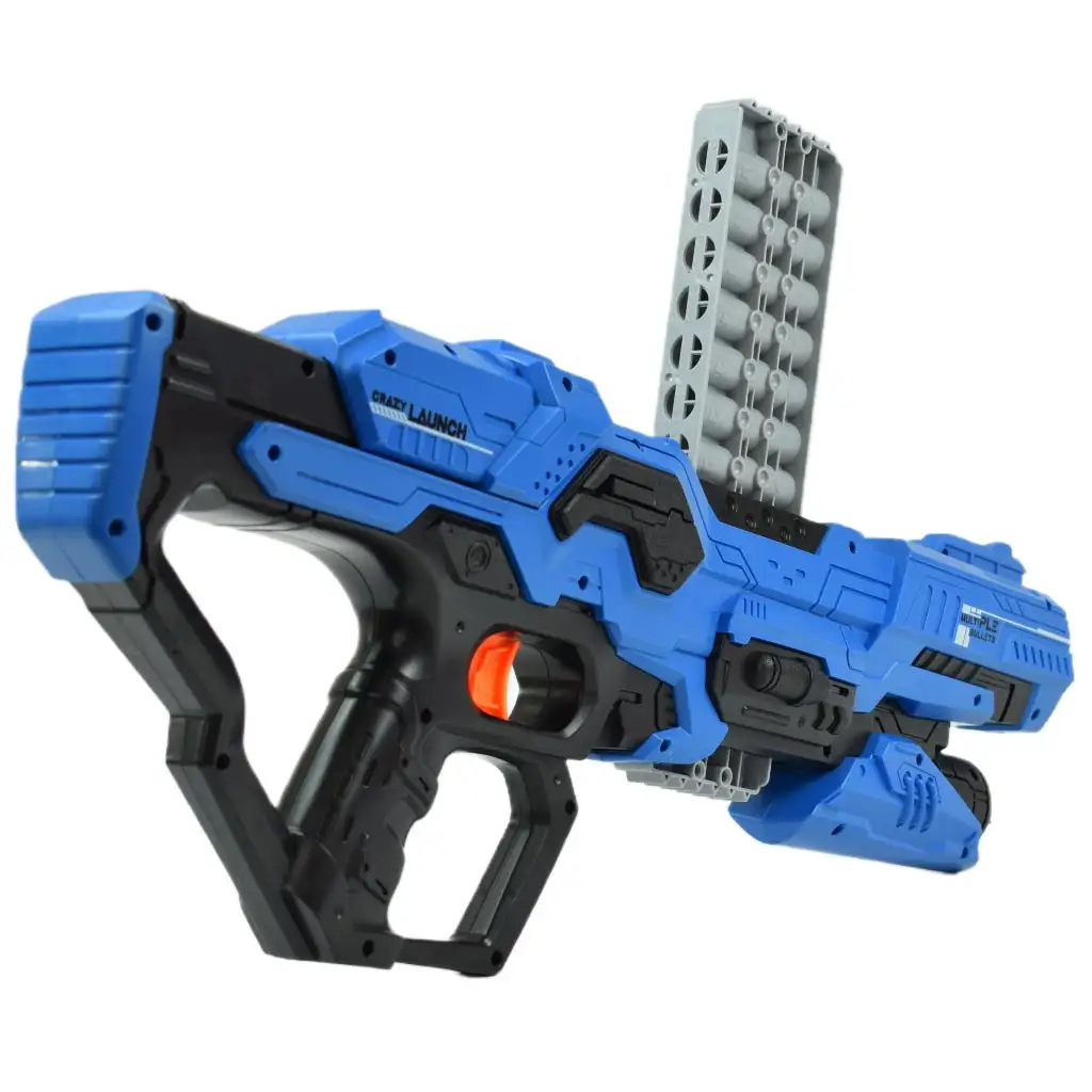 Frantic Launcher: Manuális szivacslövő fegyver céltáblával és töltényekkel 49cm kép 4