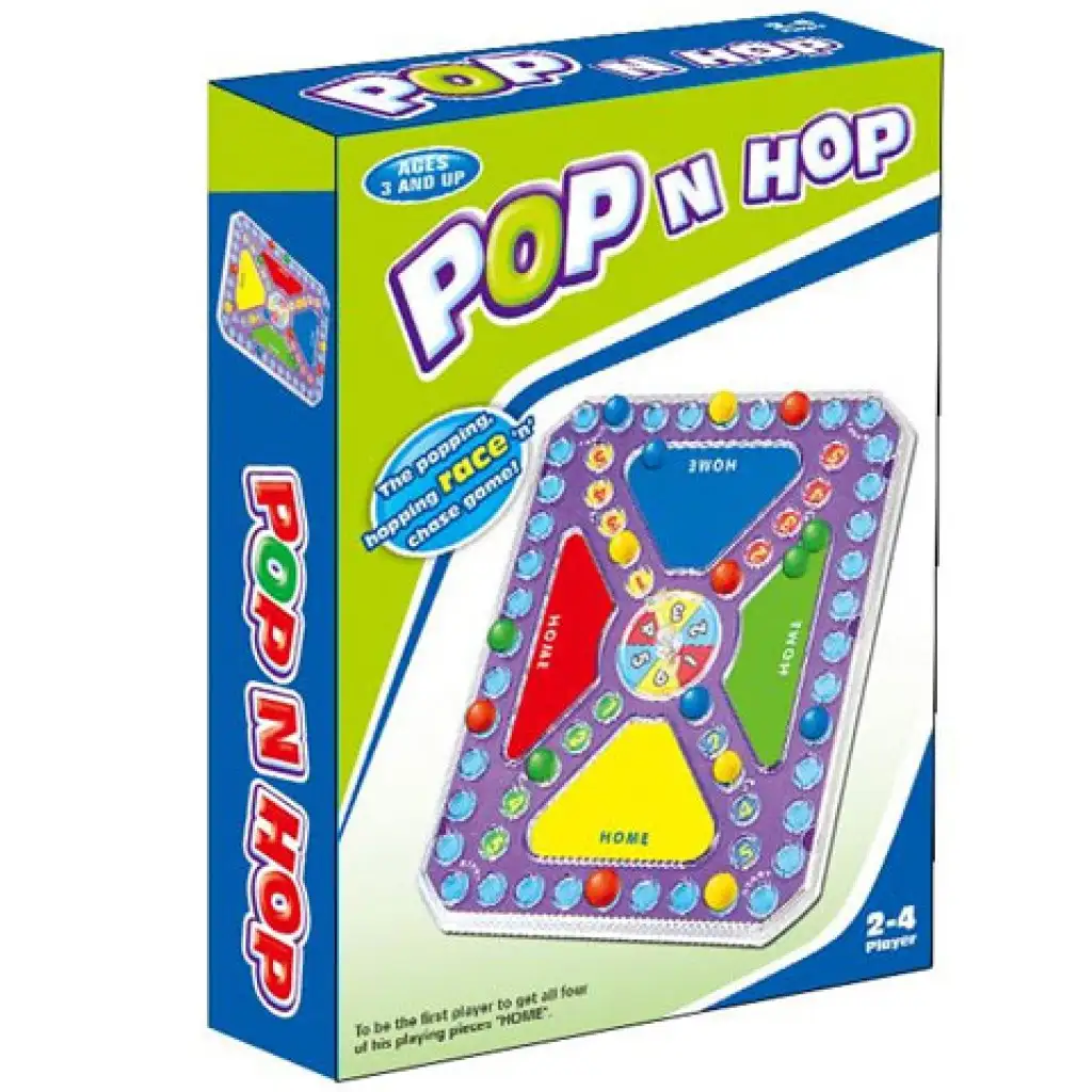 Pop 'n Hop: Ki nevet a végén? utazó társasjáték kép 1
