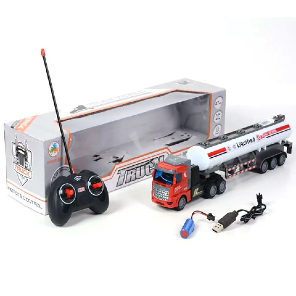RC Üzemanyagszállító távirányítós kamion fénnyel 1/48 kép 1