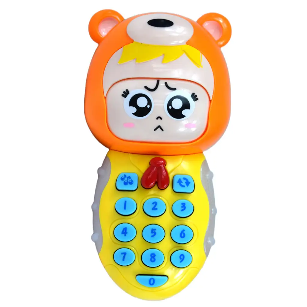 Mókás bébi telefon kétféle változatban hanggal és fénnyel kép 1