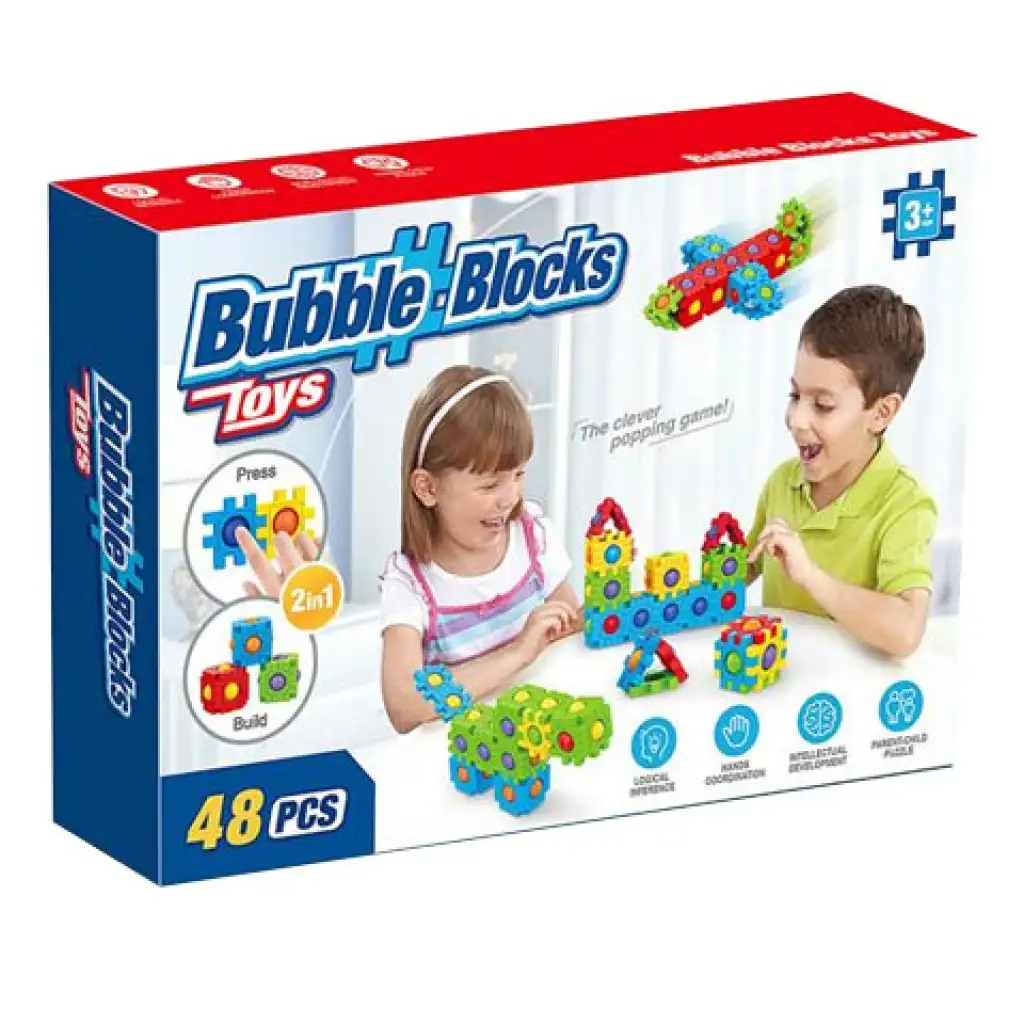 Bubble Blocks építőjáték szett 48db-os kép 1