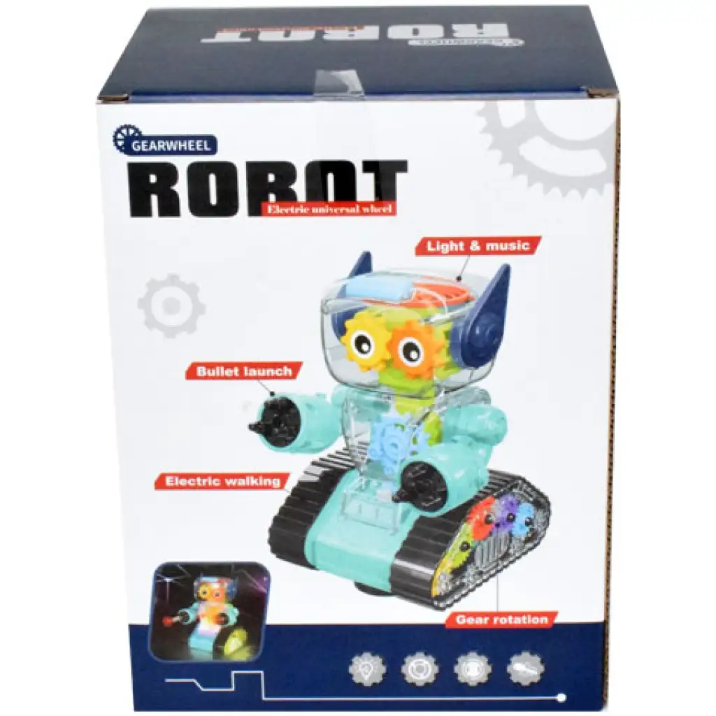 GearWheel világító harci robot kilövővel kétféle változatban kép 2
