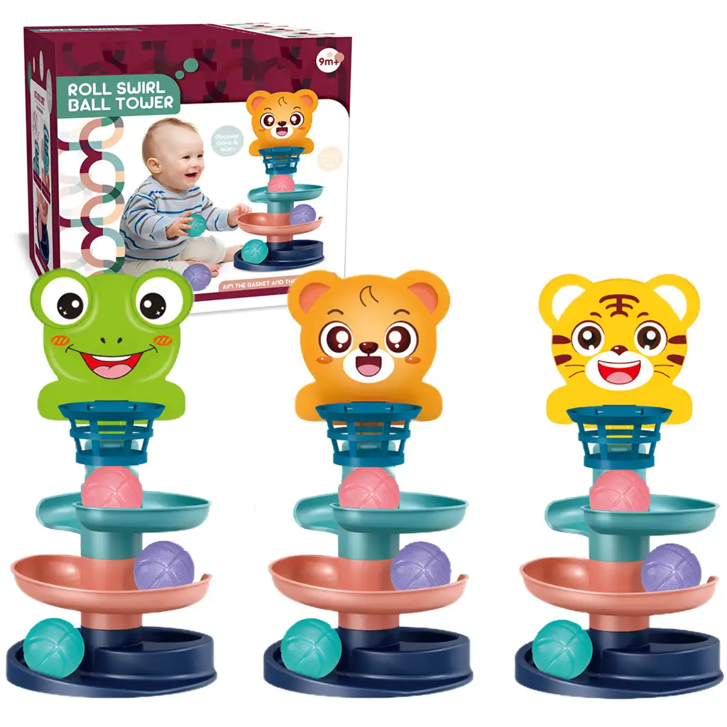 Ball Tower: Vidám állatos golyópálya többféle változatban 45x22cm 1db kép 1