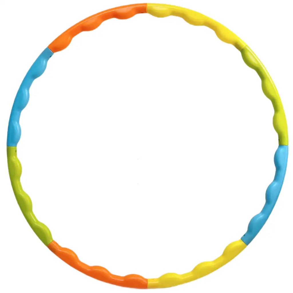 Színes szétszerelhető hullahopp karika 58cm-es átmérő kép 1