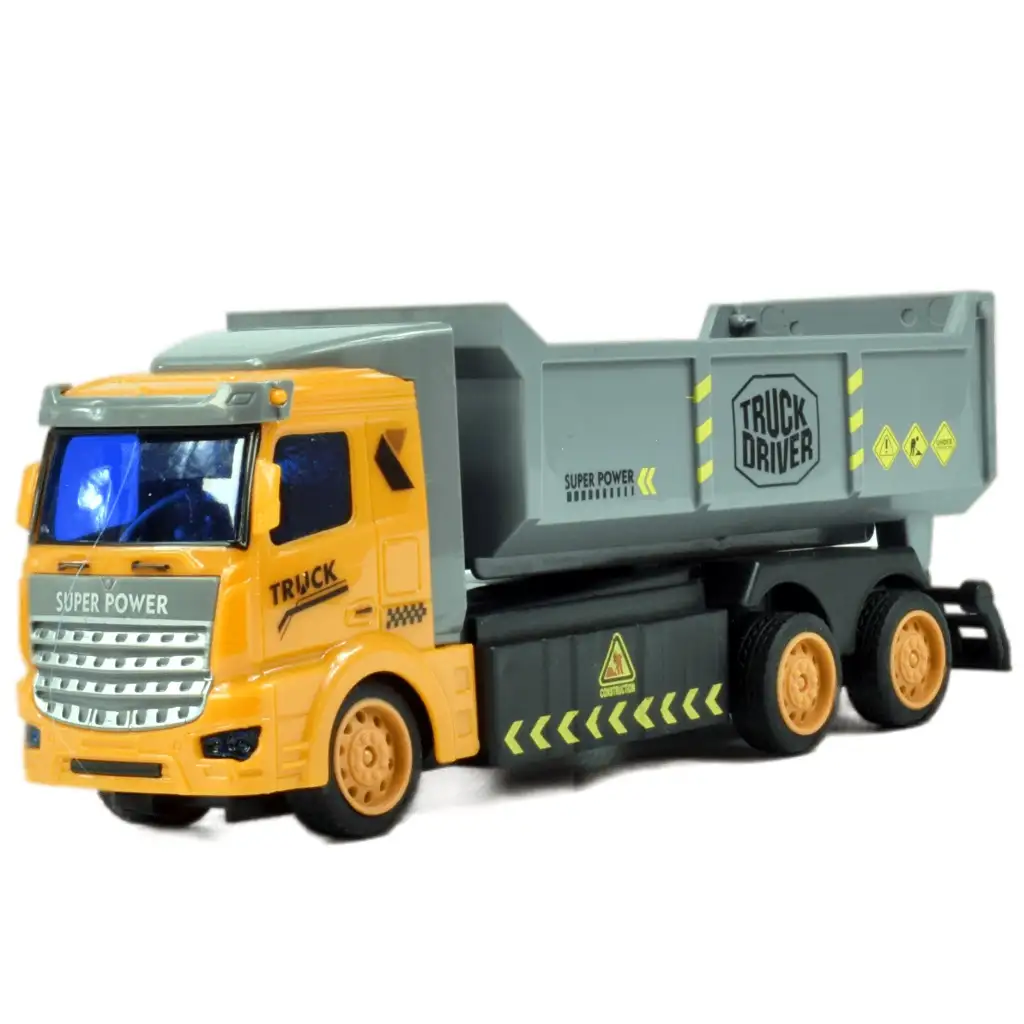 RC Távirányítós billencs építőipari kamion fénnyel 1/48 27MHz 20cm kép 2