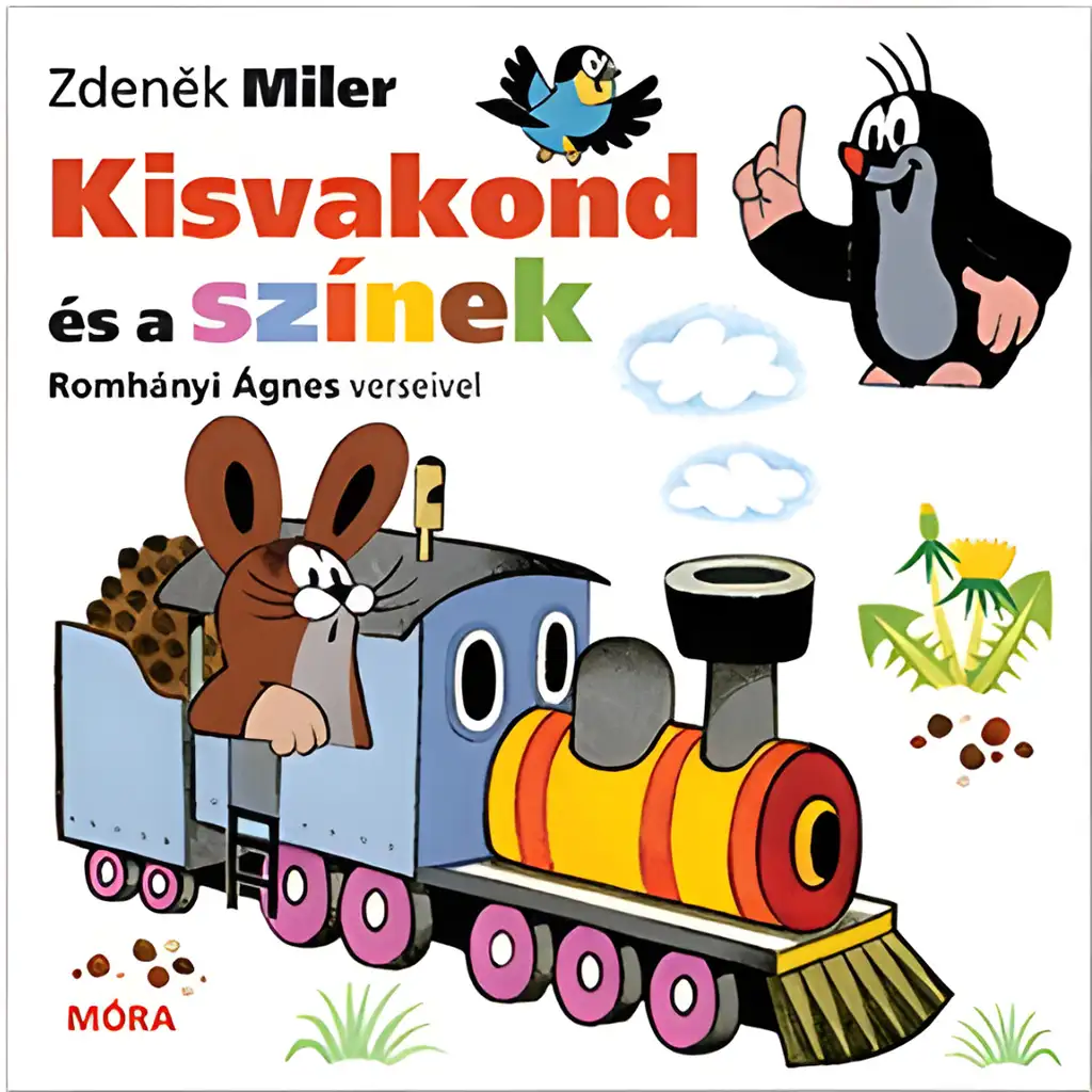 Móra: Zdeněk Miler és Romhányi Ágnes - Kisvakond és a színek verses lapozó kép 1