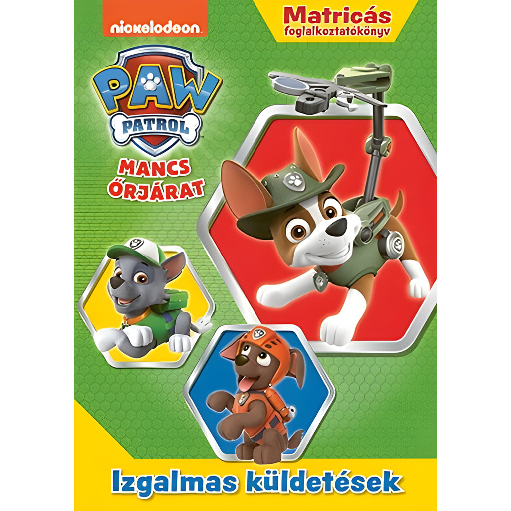 Móra: Mancs Őrjárat - Izgalmas küldetések Matricás foglalkoztatókönyv kép 1