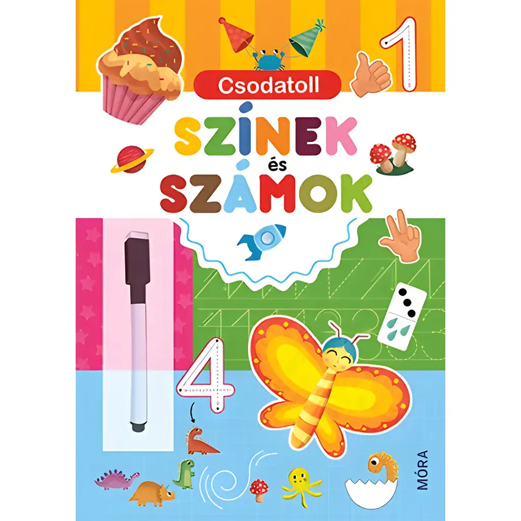 Móra: Csodatoll - Színek és számok foglalkoztató füzet kép 1
