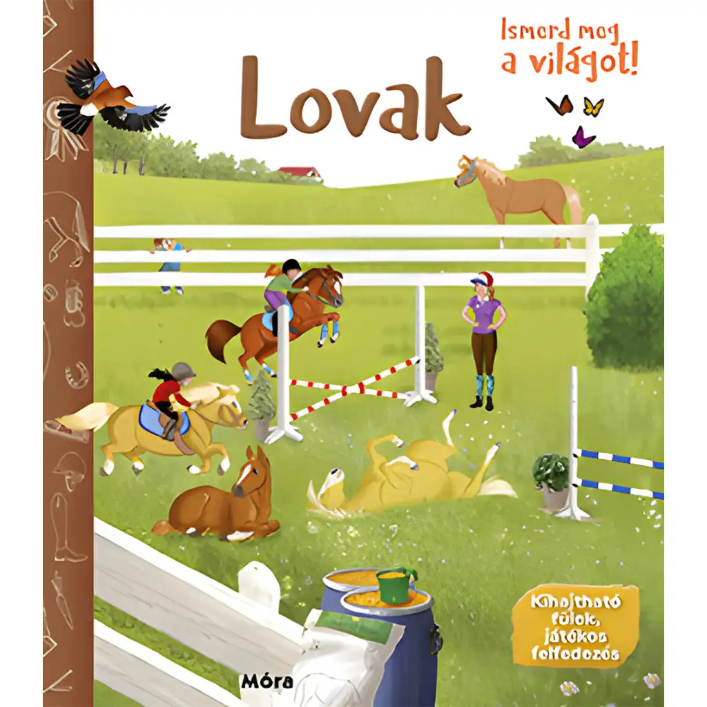 Móra: Ismerd meg a világot! - Lovak ismeretterjesztő könyv kép 1