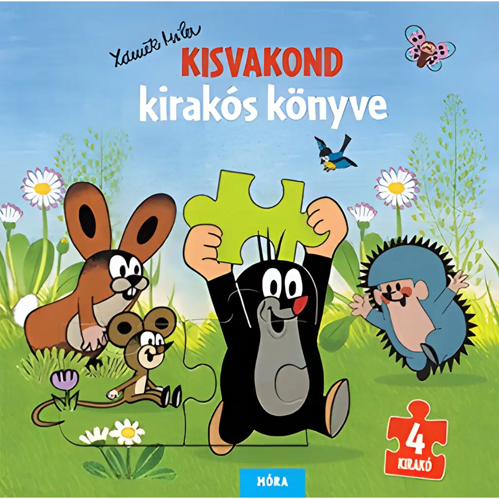 Móra: Zdeněk Miler - Kisvakond kirakós könyve kép 1