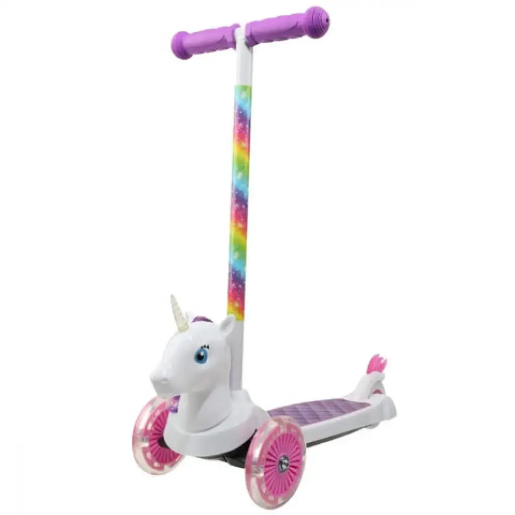 Unikornis forma háromkerekű roller kép 1